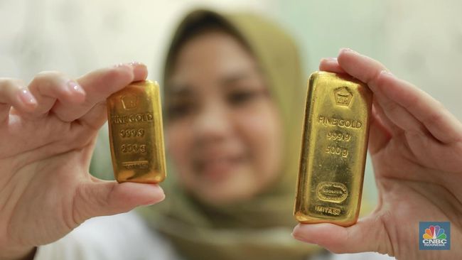 Harga Emas Antam Hari Ini Naik Rp 2.000, Makin Dekati Rekor