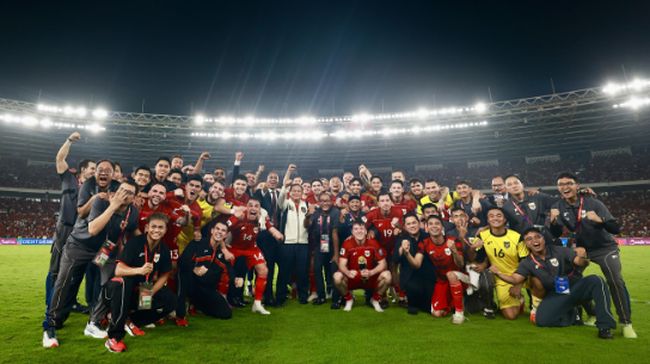 Potret Prabowo Jadi Saksi Timnas Indonesia Hajar Bahrain di GBK