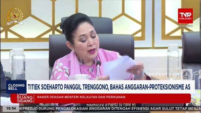 Video:Titiek Soeharto Panggil Trenggono, Bahas Anggaran-Proteksionisme