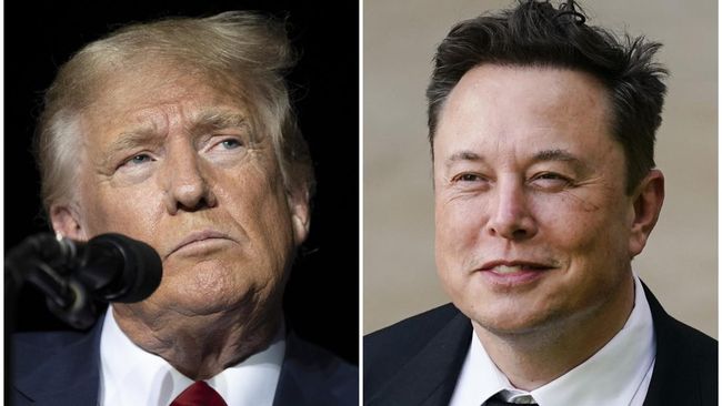 Duel Dua Titan: Begini Peta Pertarungan Harta Trump vs Musk